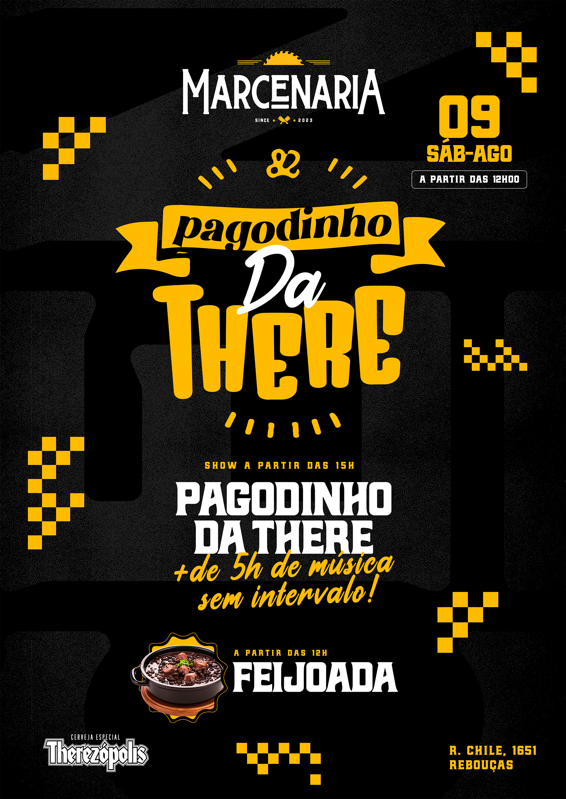Pagodinho da There - 09/08 - 14h - Curitiba PR
